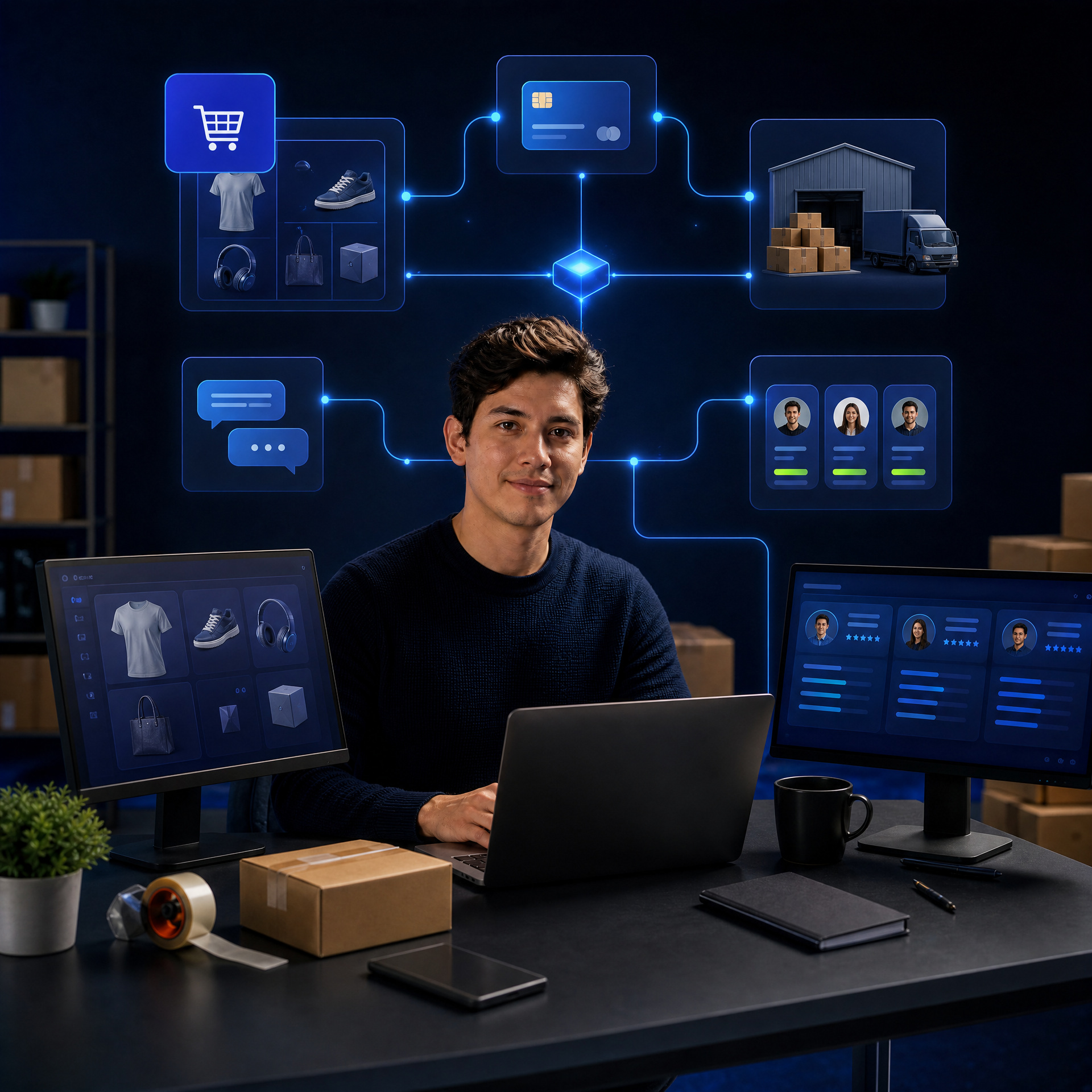 Ecosistema de comercio electrónico integrado