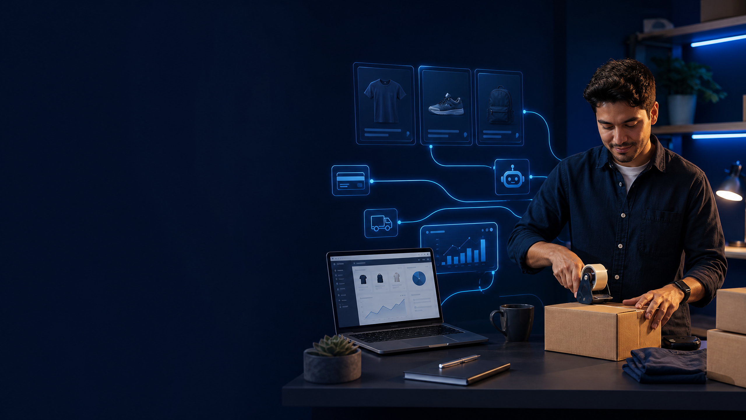 Tienda ecommerce profesional con automatización